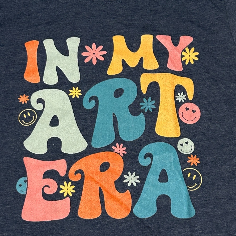 LIKE NEW! Women's "In My Art Era" T-shirt - Small